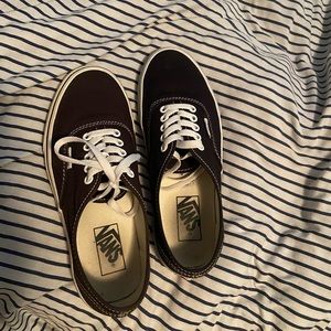 Black Authentic Vans